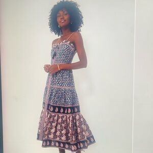 Sea New York Multicolor Patterned Midi Dress